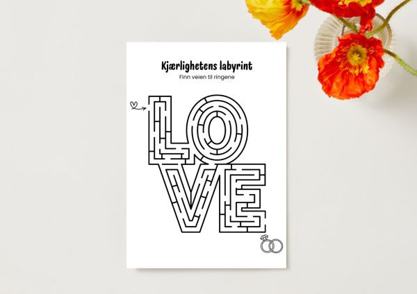 Barn i bryllup: gøyale aktiviteter - print ut - Bilde 2