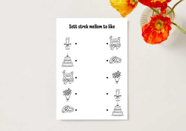 Barn i bryllup: gøyale aktiviteter - print ut - Bilde 3