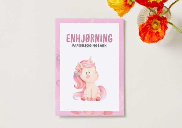 Fargeleggingsark med enhjørninger