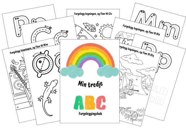 Lær alfabetet med "Min tredje ABC" - Print ut - Bilde 4