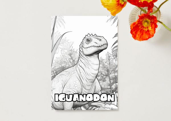 Dinosaur fargeleggingsark – print ut - Bilde 3