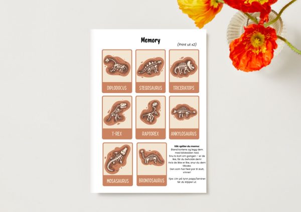Dinosaurenes verden memory